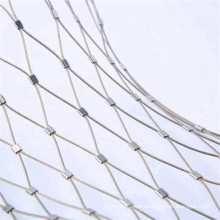 Woven Type Clip Rope Mesh 304 Stainless Steel Wire Rope Mesh